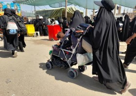 یازدهمین سوگواره عاشورایی عکس هیأت-احمدرضا کریمی-بخش ویژه-پیاده‌روی اربعین حسینی(تک عکس)