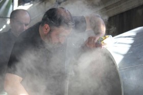 سوگواره دوم-عکس 5-عباس صالحی-جلسه هیأت فضای بیرونی 