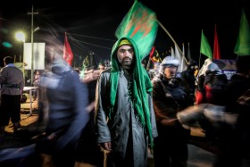 سوگواره پنجم-عکس 36-سید محمود حسینی-پیاده روی اربعین از نجف تا کربلا