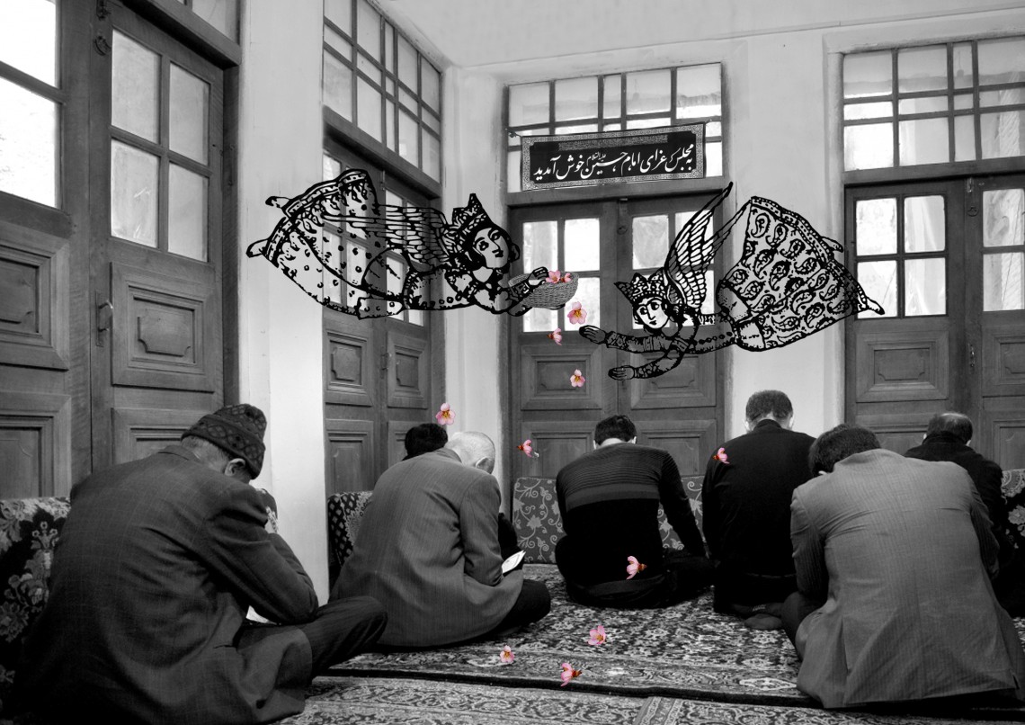 فراخوان تصویرسازی روضه‌های خانگی-آزاده قاسمیان-تصویرسازی روضه‌های خانگی